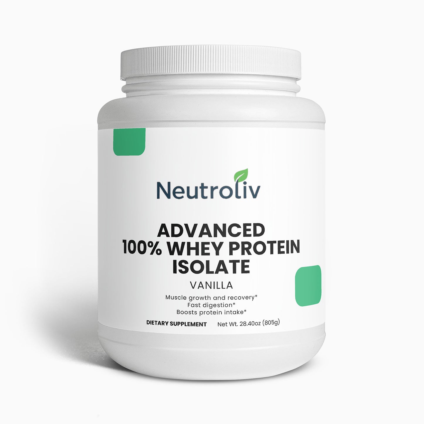 Advanced 100% Whey Protein Isolate (Vanilla)